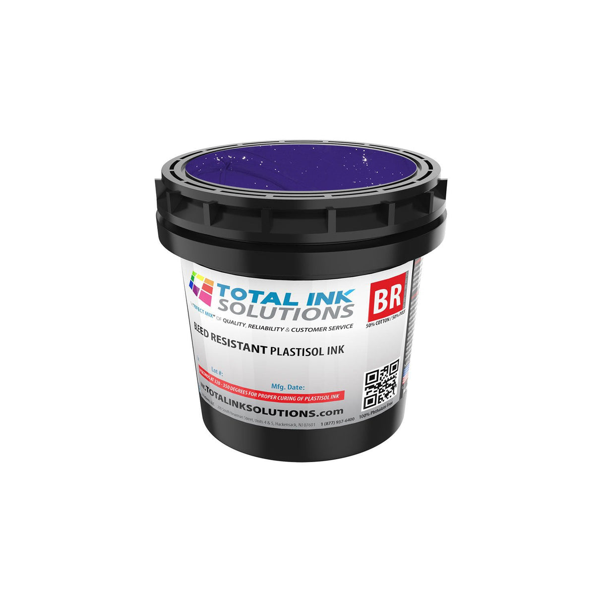 Bleed Resistant Plastisol Ink For 50/50 Cotton/Poly Blends