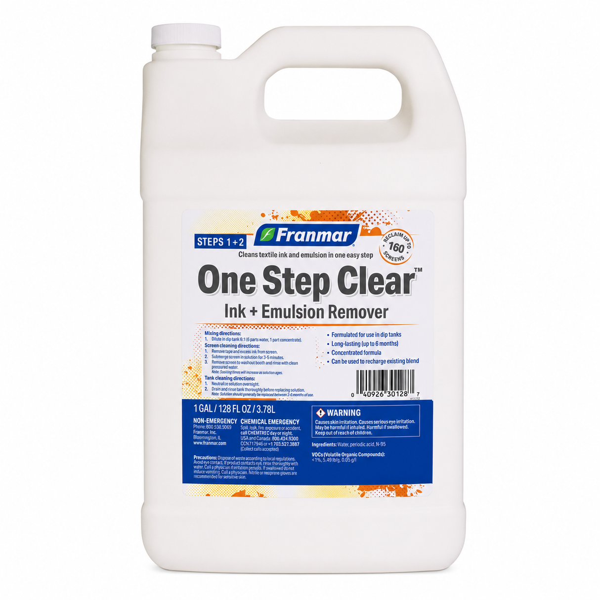 Franmar® Ink + Emulsion Remover - One Step Clear