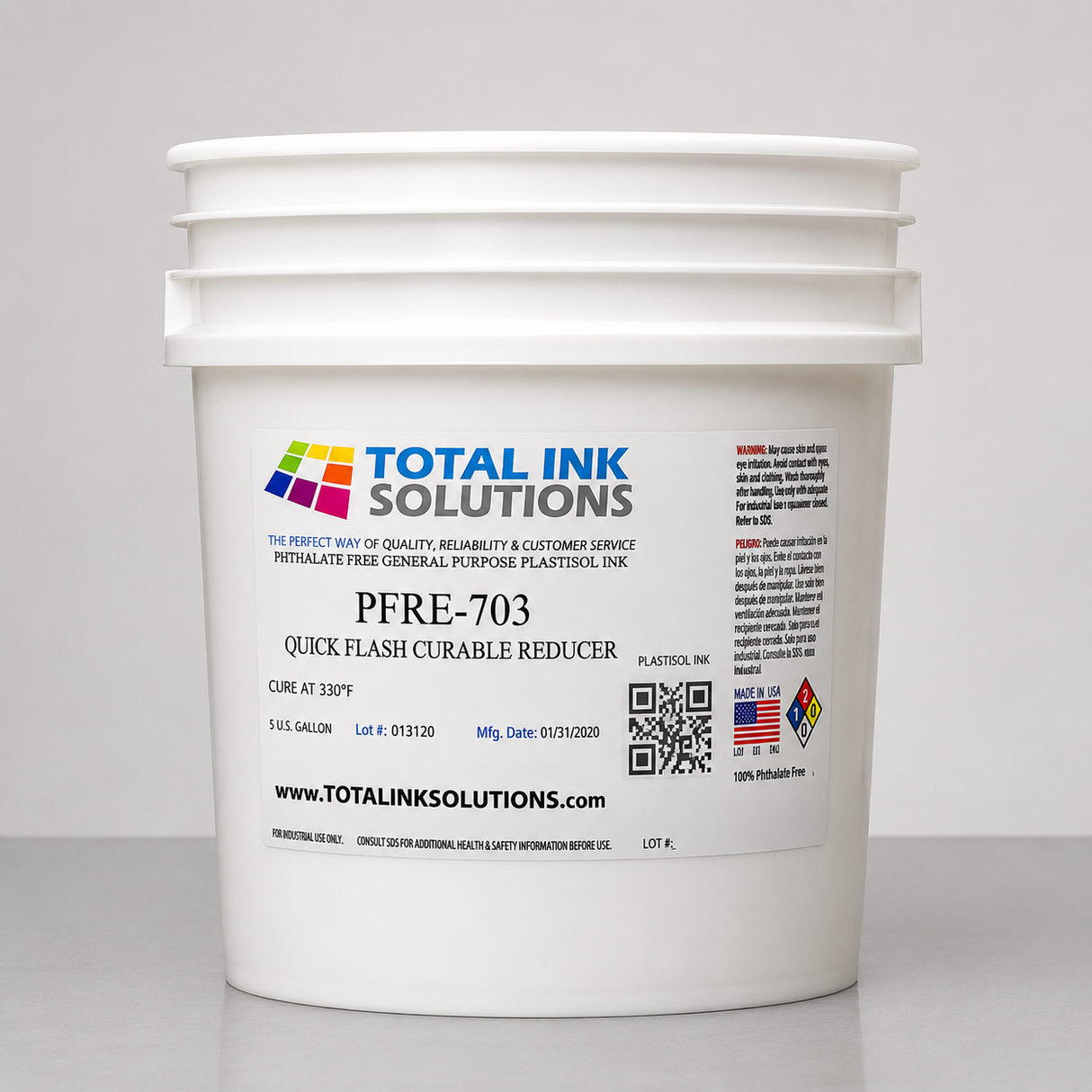 Plastisol Ink Reducer – Curable, Phthalate-Free Soft-Flow