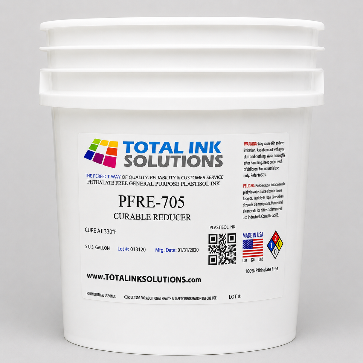 Plastisol Ink Reducer – Curable, Phthalate-Free Soft-Flow