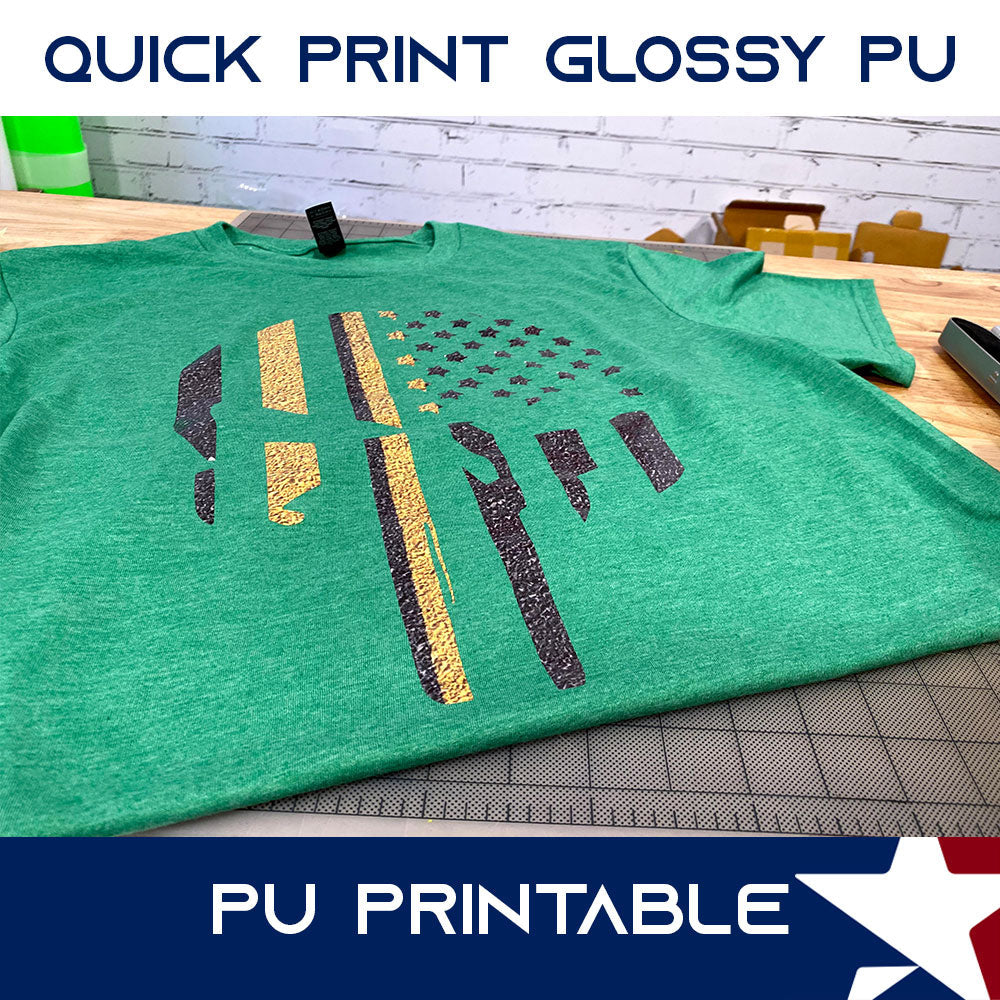 Ameriflex QuickPrint Gloss Silver PU HTV