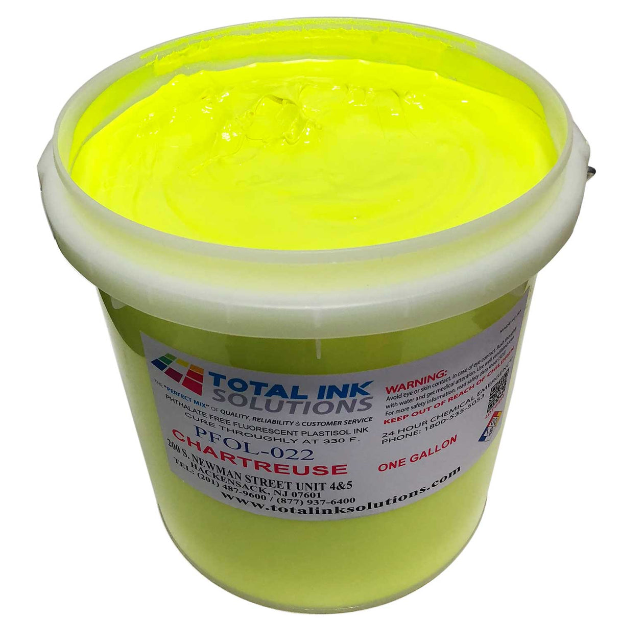Fluorescent Day Glow – Chartreuse Plastisol Ink