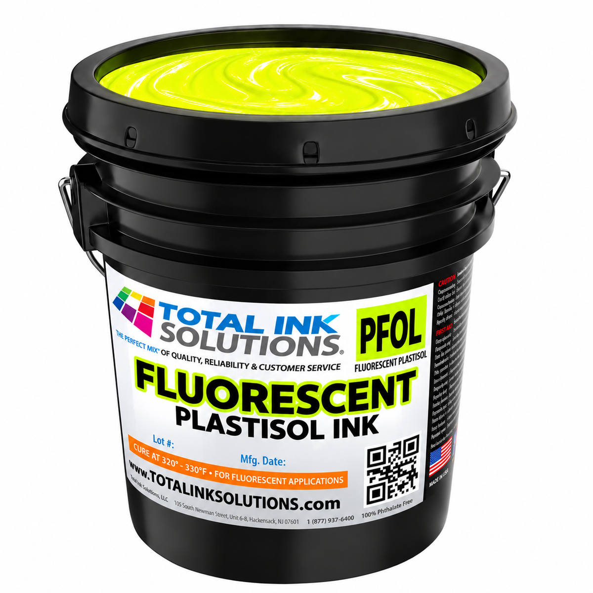 Fluorescent Plastisol Ink – 10 Neon Colors – Day Glow Screen Printing Ink