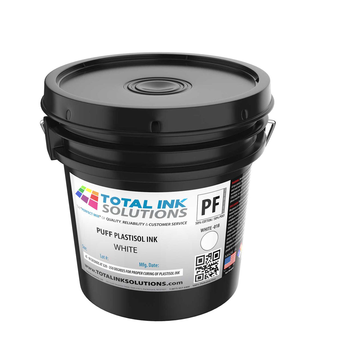 Puff Plastisol Ink Colors For Cotton, Polyester & Blends