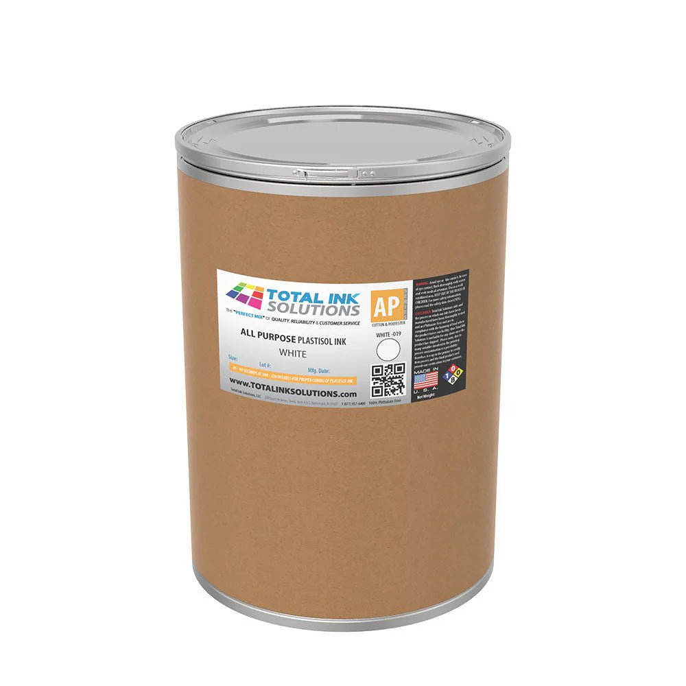 White Plastisol Ink – All Purpose for Cotton & Polyester Printing