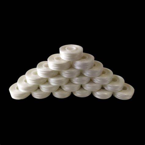 Smash Sideless Bobbin – Size L, White, 150 Yards (144/Box)