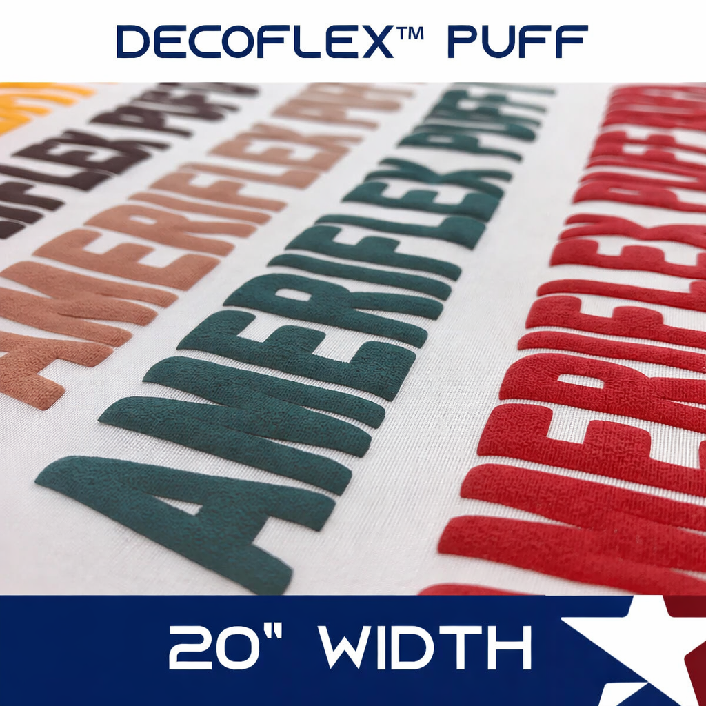 DecoFlex Puff raised heat transfer vinyl