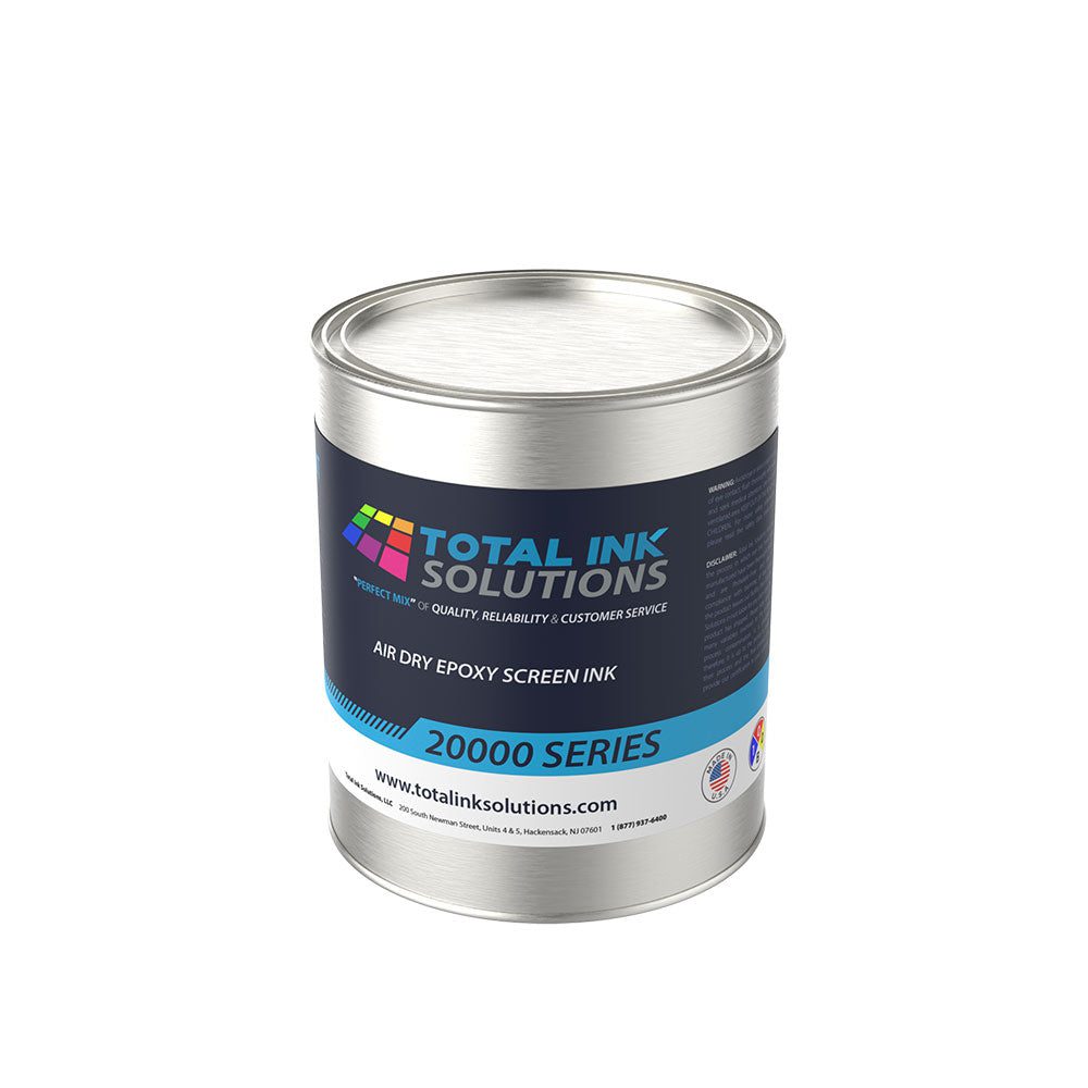Solvent screen printing ink for non-porous surfaces