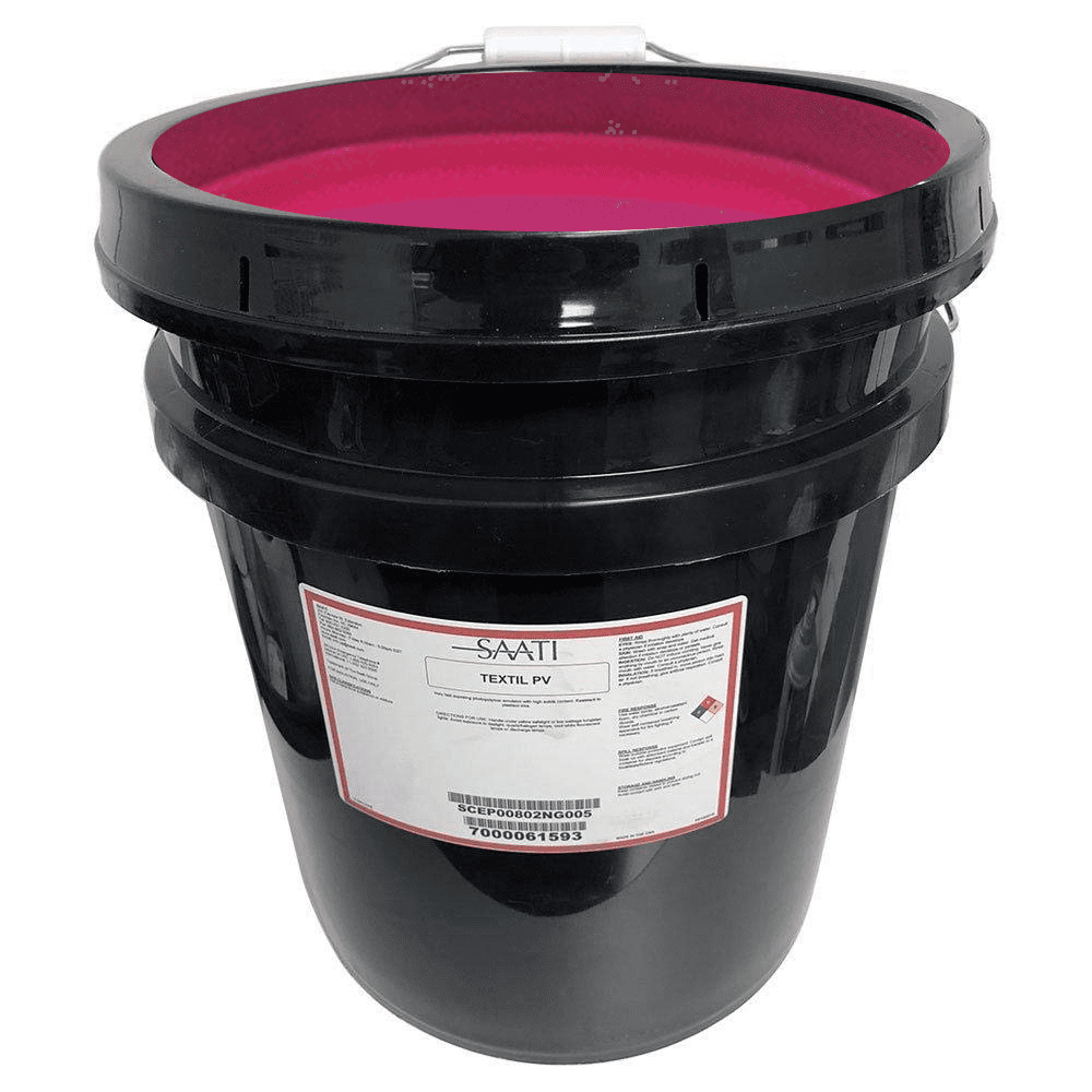 One step pre-sensitized screen printing emulsion