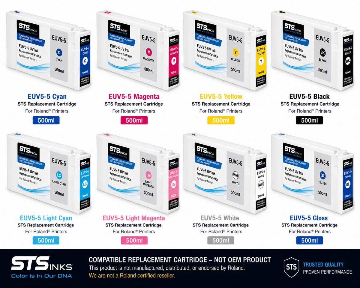 UV printer replacement ink cartridge