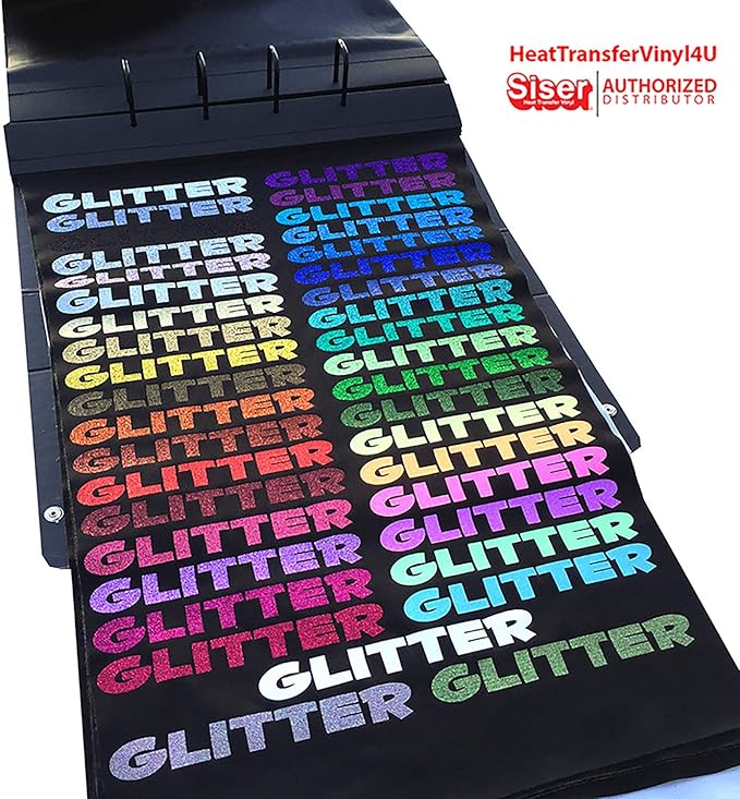 Siser glitter heat transfer vinyl