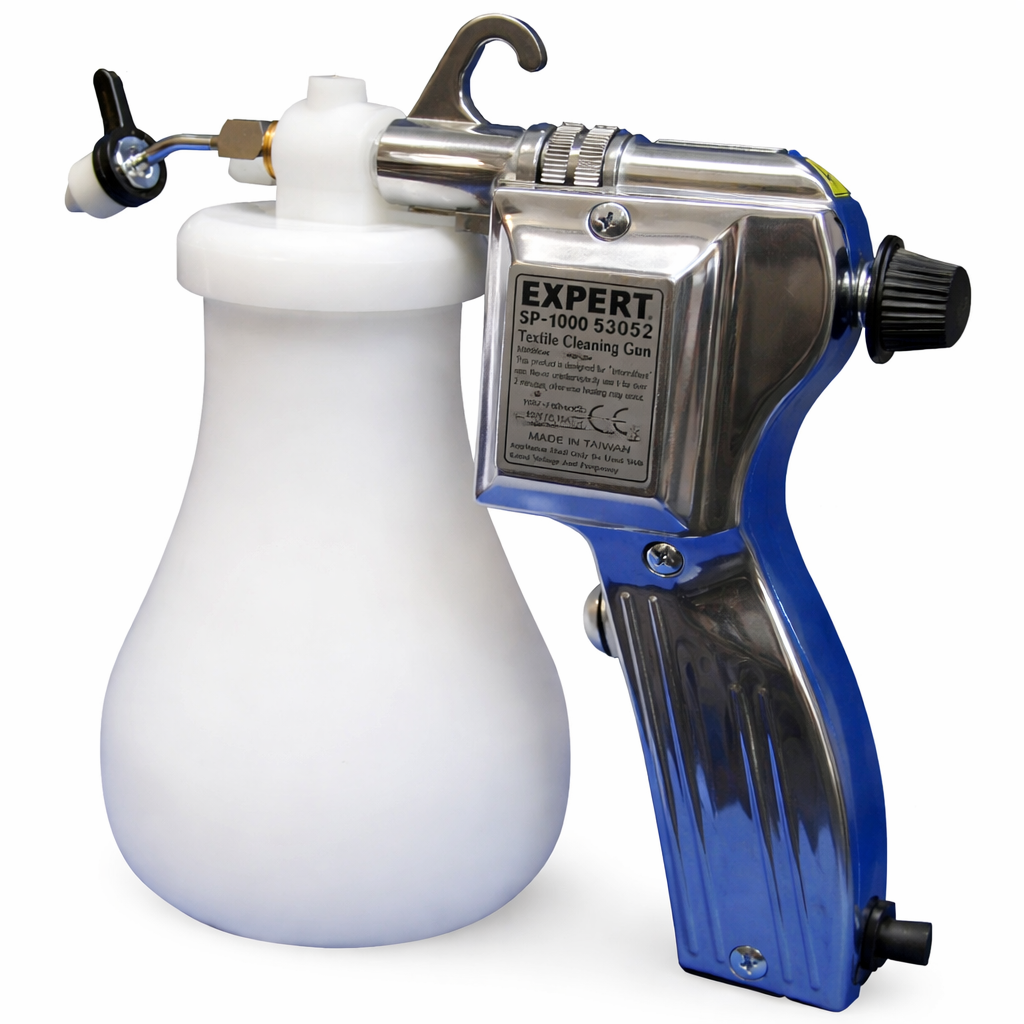 Spot cleaning gun for garment stains