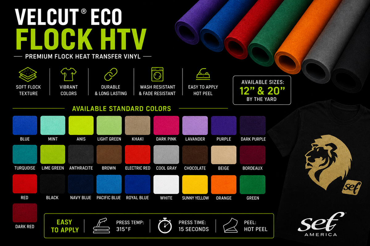 VelCut Evo flock heat transfer vinyl