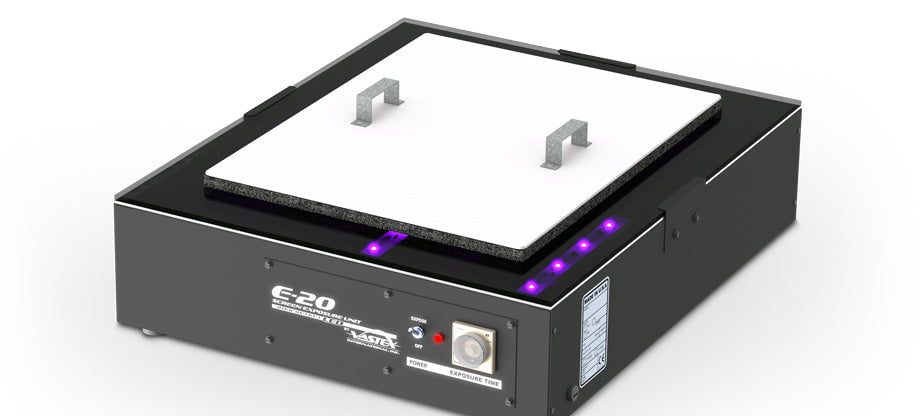 LED screen printing exposure unit