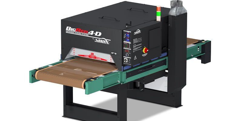 Vastex BigRed infrared conveyor dryer