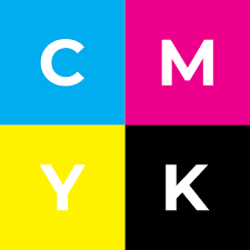 Four colour process CMYK plastisol ink