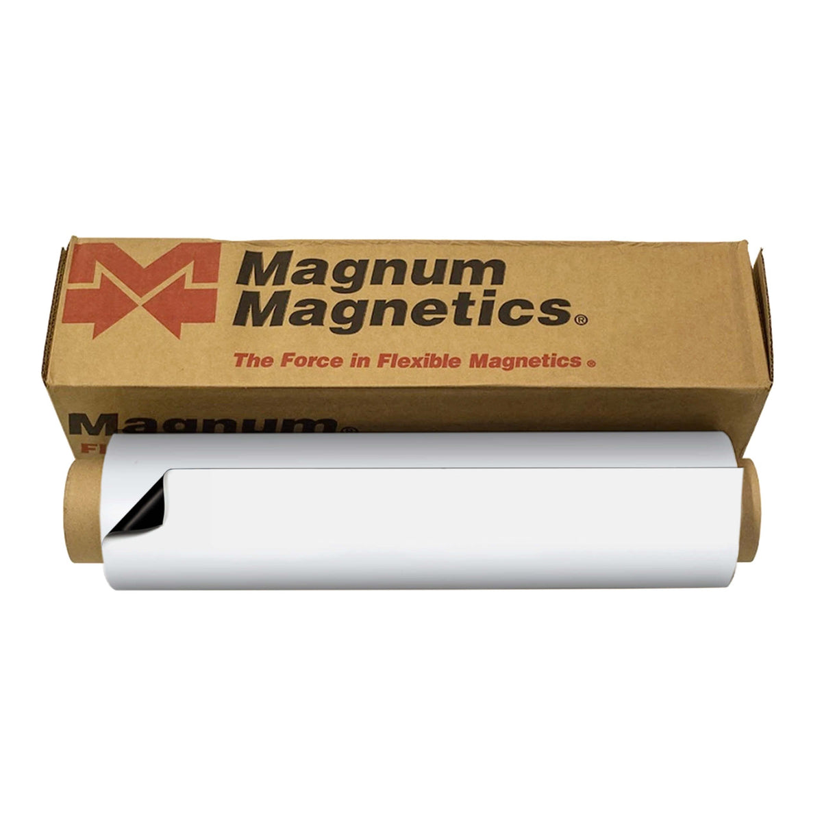 Printable magnetic sheeting roll