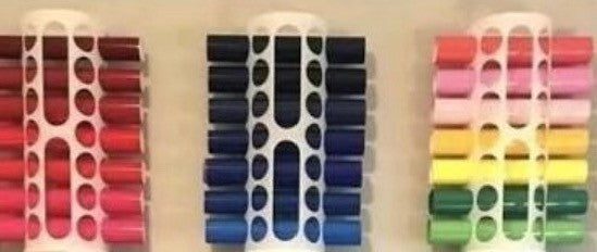 Wall mounted vinyl roll storage rack