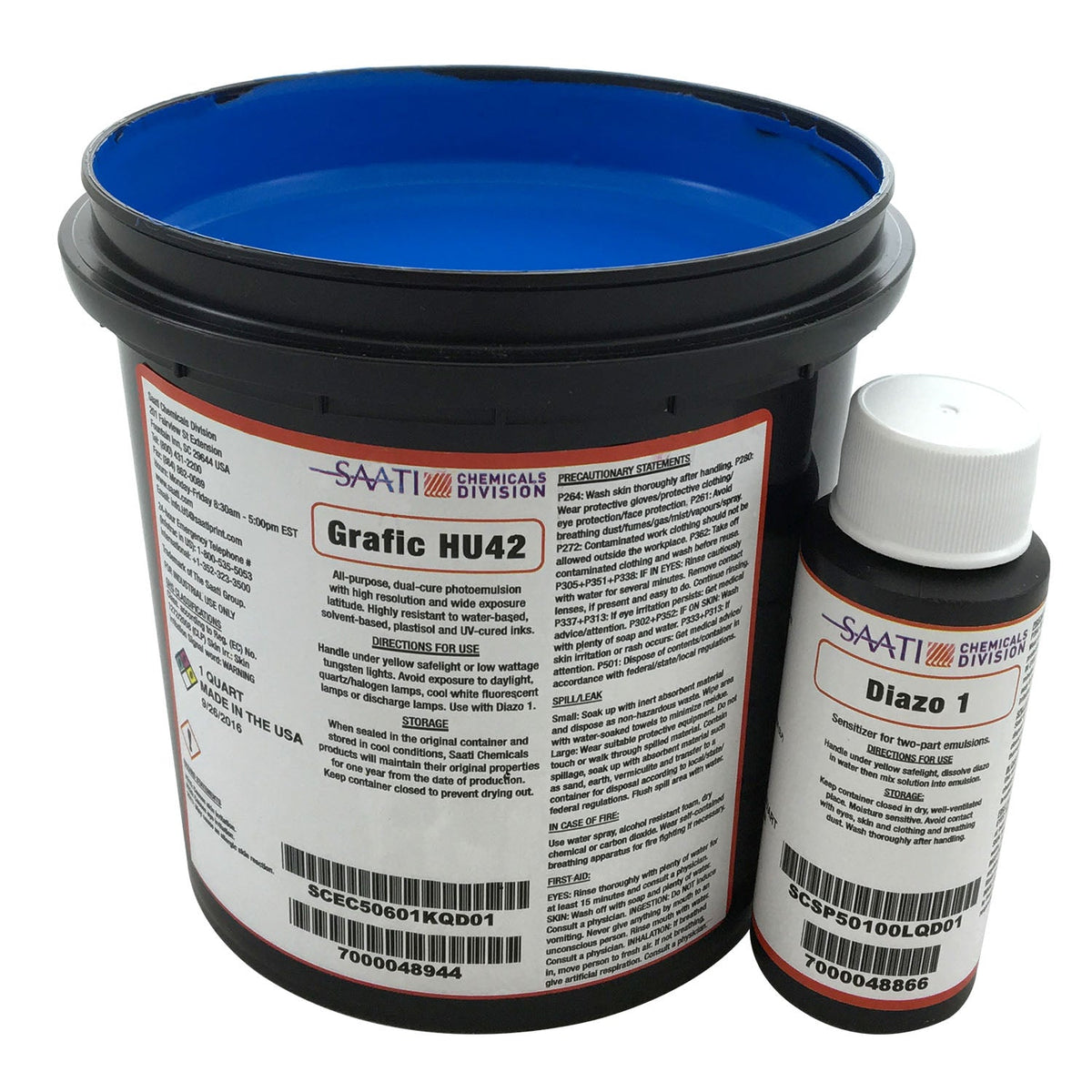 Saati dual cure diazo emulsion