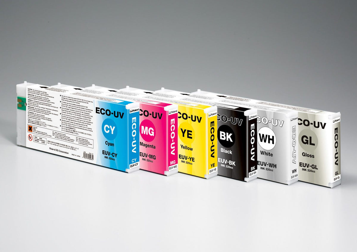Roland ECO-UV ink cartridges