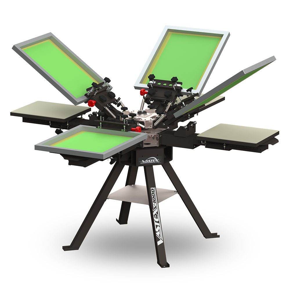 Vastex V-1000 manual screen printing press