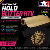 Quickweed™ Holo Glitter PU HTV – 12" & 20"