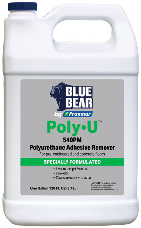 Franmar BLUE BEAR Poly-U 540PM Polyurethane Adhesive Remover - Gallon