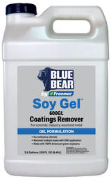 Franmar BLUE BEAR Soy Gel 600GL Coatings Remover - 2.5 Gallon