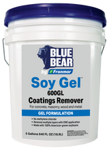 Franmar BLUE BEAR Soy Gel 600GL Coatings Remover - 5 Gallon