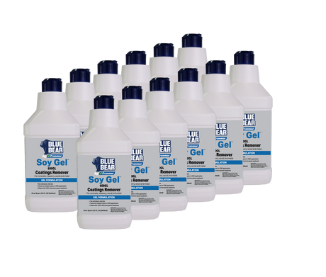 Franmar BLUE BEAR Soy Gel 600GL Coatings Remover - 12 Quart Case