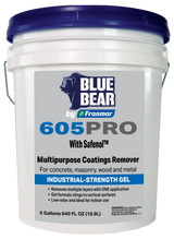 Franmar BLUE BEAR 605PRO Multipurpose Coatings Remover with Safenol - 5 Gallon