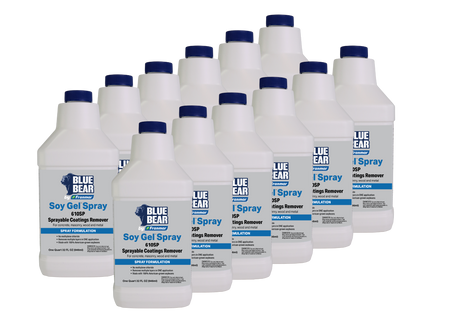 Franmar BLUE BEAR Soy Gel Spray 610SP Sprayable Coatings Remover - 12 Quart Case