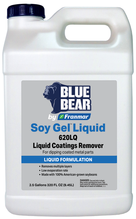 Franmar BLUE BEAR Soy Gel Liquid 620LQ Coatings Remover - 2.5 Gallon