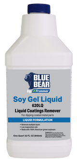Franmar BLUE BEAR Soy Gel Liquid 620LQ Coatings Remover - Quart