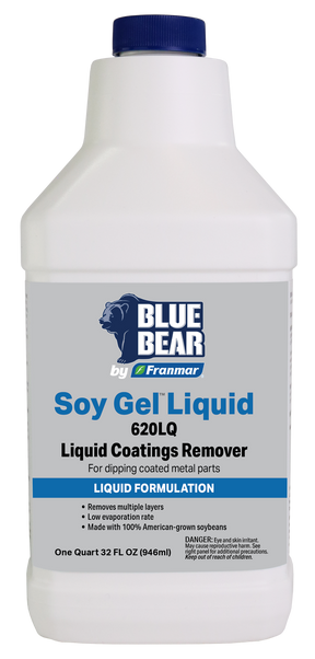 Franmar BLUE BEAR Soy Gel Liquid 620LQ Coatings Remover - Quart