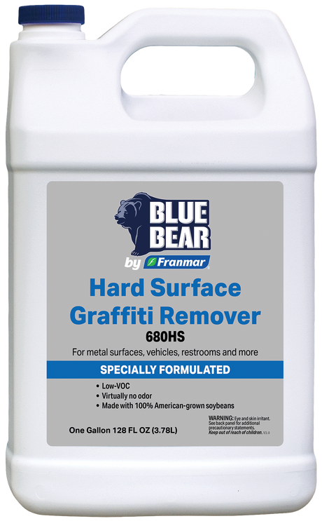 Franmar BLUE BEAR 680HS Hard Surface Graffiti Remover - Gallon