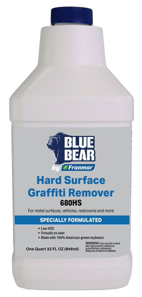 Franmar BLUE BEAR 680HS Hard Surface Graffiti Remover - Quart