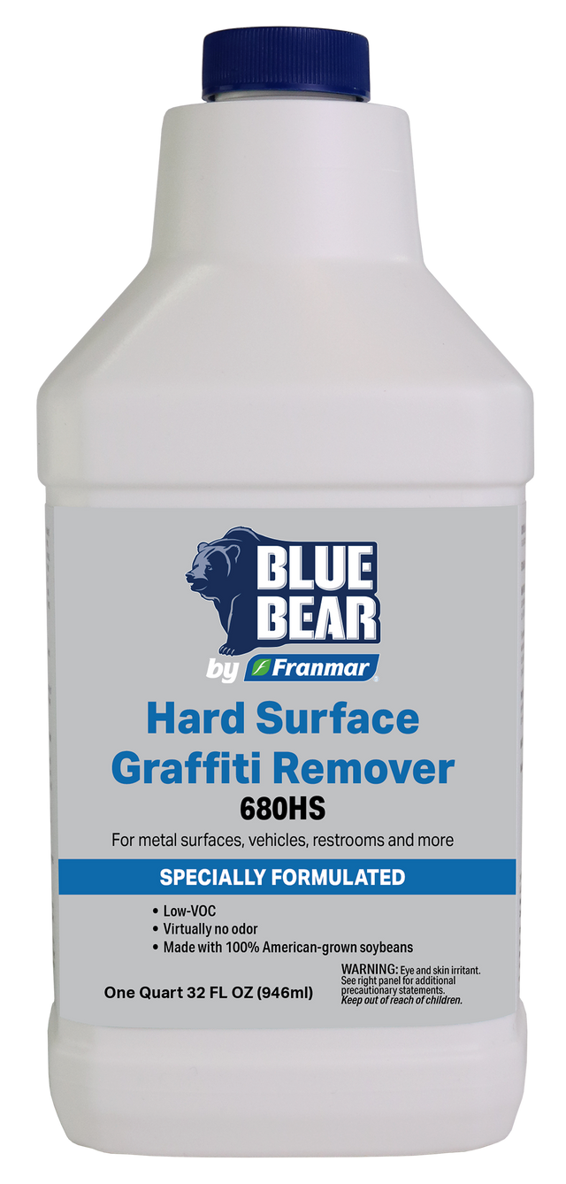 Franmar BLUE BEAR 680HS Hard Surface Graffiti Remover - Quart
