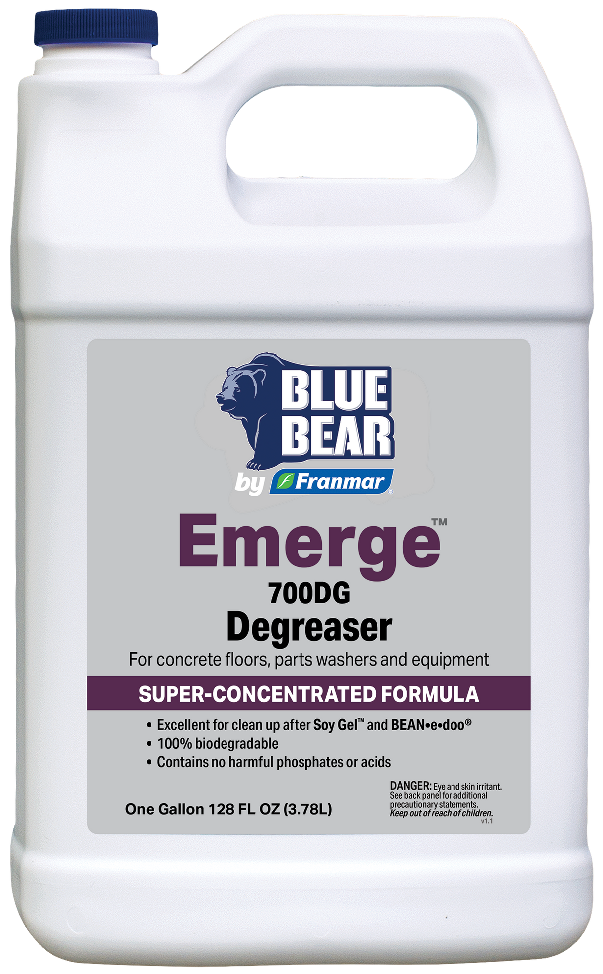 Franmar BLUE BEAR Emerge 700DG Degreaser - Gallon