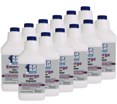 Franmar BLUE BEAR Emerge 700DG Degreaser - 12 Quart Case