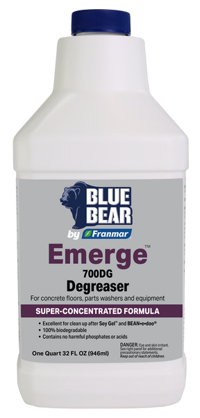 Franmar BLUE BEAR Emerge 700DG Degreaser - Quart