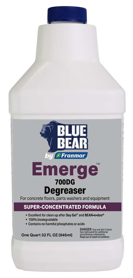 Franmar BLUE BEAR Emerge 700DG Degreaser - Quart