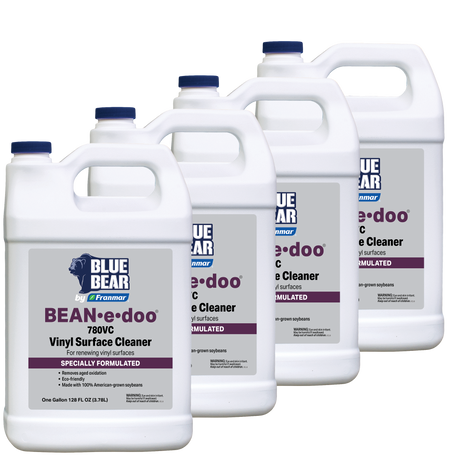 Franmar BLUE BEAR BEAN-e-doo 780VC Vinyl Surface Cleaner - 4 Gallon Case