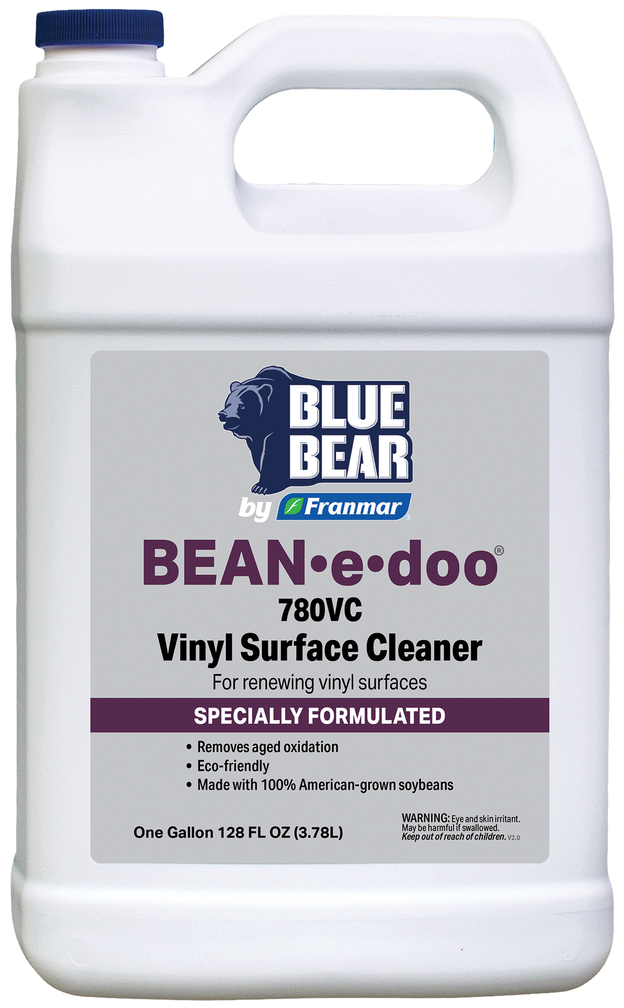 Franmar BLUE BEAR BEAN-e-doo 780VC Vinyl Surface Cleaner - Gallon