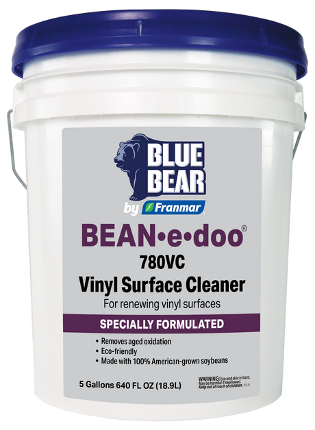 Franmar BLUE BEAR BEAN-e-doo 780VC Vinyl Surface Cleaner - 5 Gallon