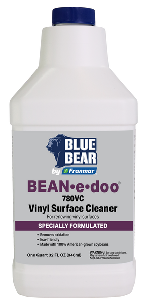 Franmar BLUE BEAR BEAN-e-doo 780VC Vinyl Surface Cleaner - Quart