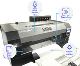 OmniDTF Mini 13 inch printer and shaker specifications