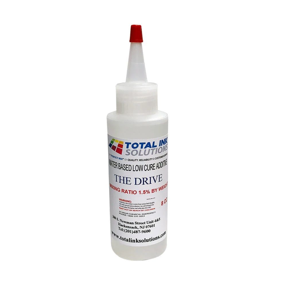 OPTI – Drive Water-Based Low Cure Additive – Reduce Curing Temperatures for Heat-Sensitive Fabrics