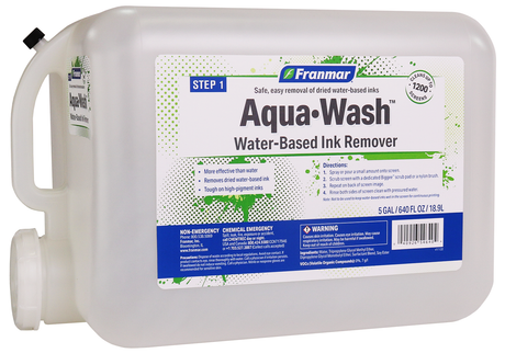 Franmar Aqua-Wash Water-Based Ink Remover - 5 Gallon