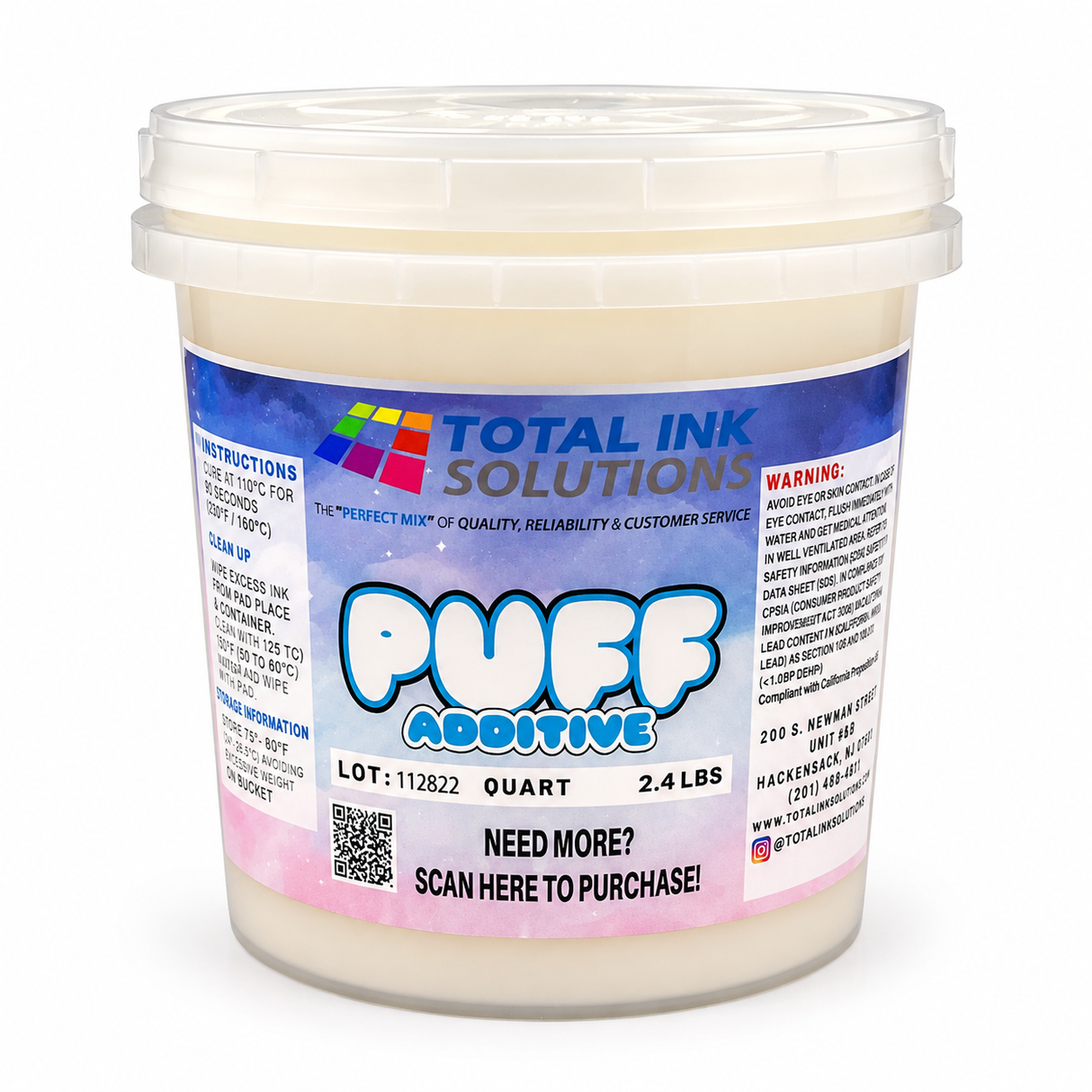Badass Puff Additive Agent - High-Rise Puff Effect for Plastisol Inks